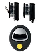 Deurslot Magic Zwart/Zilver Greep EXCL.Cylinder, Caravans en Kamperen, Nieuw
