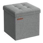 Songmics LSF028G02 Zitbank met opbergruimte, 30 cm,, Huis en Inrichting, Overige Huis en Inrichting, Verzenden, Nieuw