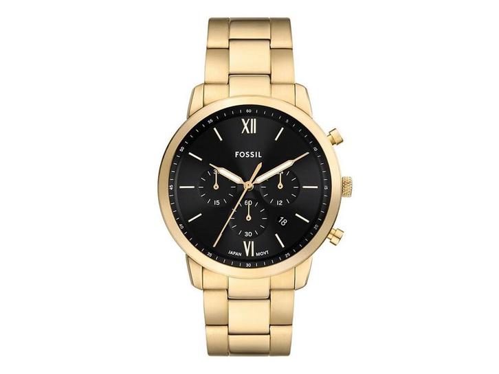 FOSSIL Neutra - Polshorloge - Chronograaf - Goudkleurig, Sieraden, Tassen en Uiterlijk, Horloges | Heren, Zo goed als nieuw, Verzenden