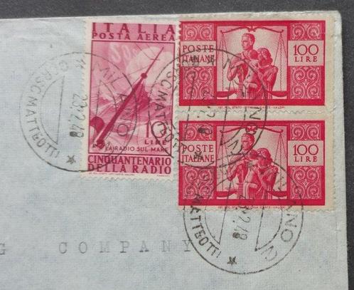 Italiaanse Republiek 1947/1957 - Correspondentie uit de, Postzegels en Munten, Postzegels | Europa | Italië