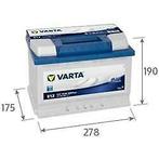 Varta Blue Dynamic E12 accu 12V 74Ah 278x175x190x190, Nieuw, Verzenden