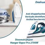 Stoomstrijkijzer Haeger Vapor Pro 2700W, Witgoed en Apparatuur, Strijkijzers en Strijkplanken, Verzenden, Nieuw, Strijkijzer met snoer