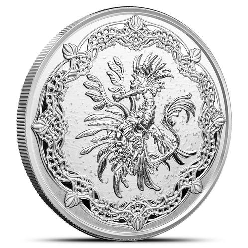 Samoan Sea Dragon - 1 oz 2022 (15.000 oplage), Postzegels en Munten, Munten | Oceanië, Losse munt, Zilver, Verzenden