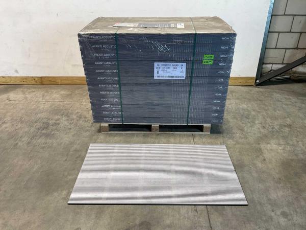 Veiling - 13,3m² HDM akoestische wandpanelen Betongrijs 138, Doe-het-zelf en Verbouw, Platen en Panelen, Nieuw