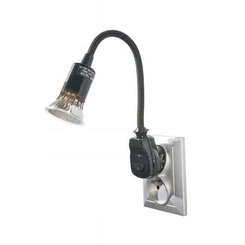 LED stekkerlamp - Met verstelbare arm - 185 Lumen - Zwart, Huis en Inrichting, Lampen | Overige, Nieuw, Ophalen of Verzenden