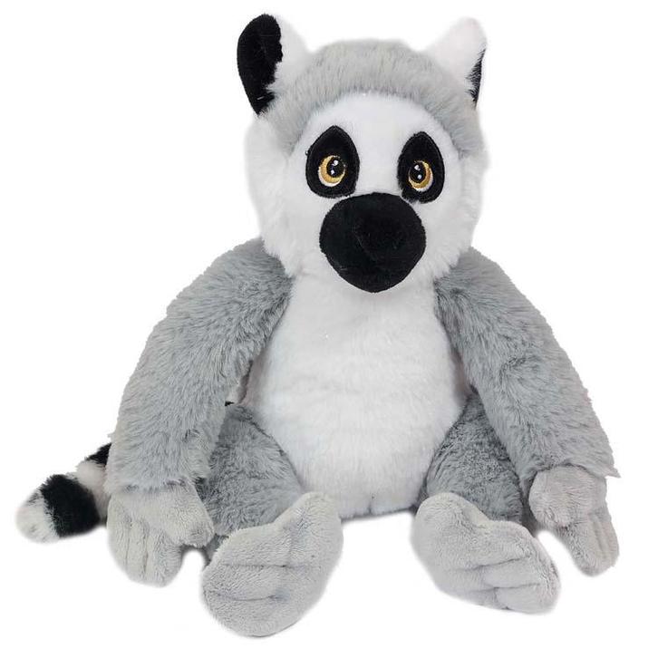 Eco Knuffel Katta - Ringstaartmaki Grijs-Zwart-Wit - Gebordu, Kinderen en Baby's, Speelgoed | Knuffels en Pluche, Nieuw, Ophalen of Verzenden
