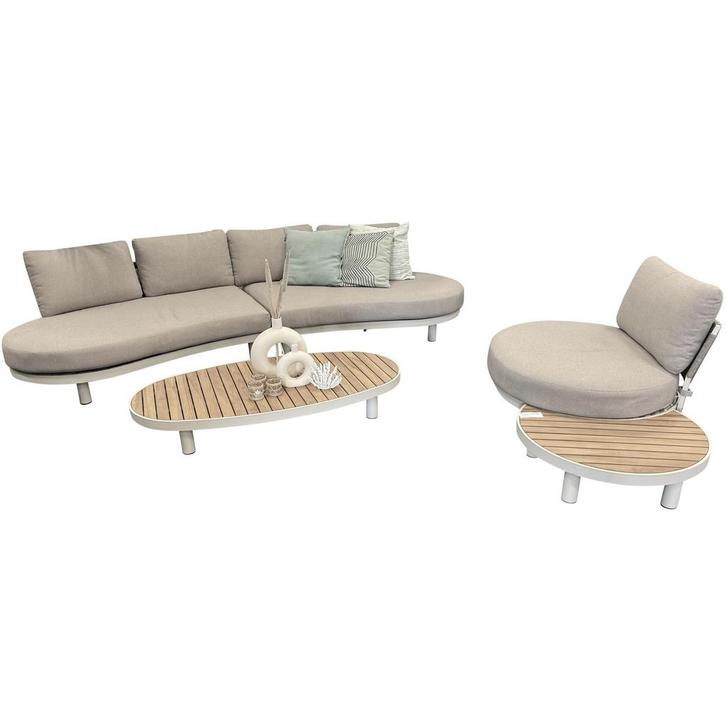 Showroommodel Castello organische stoel bank loungeset 5, Tuin en Terras, Tuinsets en Loungesets, Nieuw, Ophalen of Verzenden