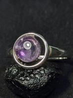 Prachtige 925 zilveren ring, met natuurlijke Amethist, Verzamelen, Mineralen en Fossielen