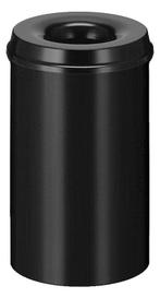 Vlamdovende papierbak 20 ltr zwart, Verzenden