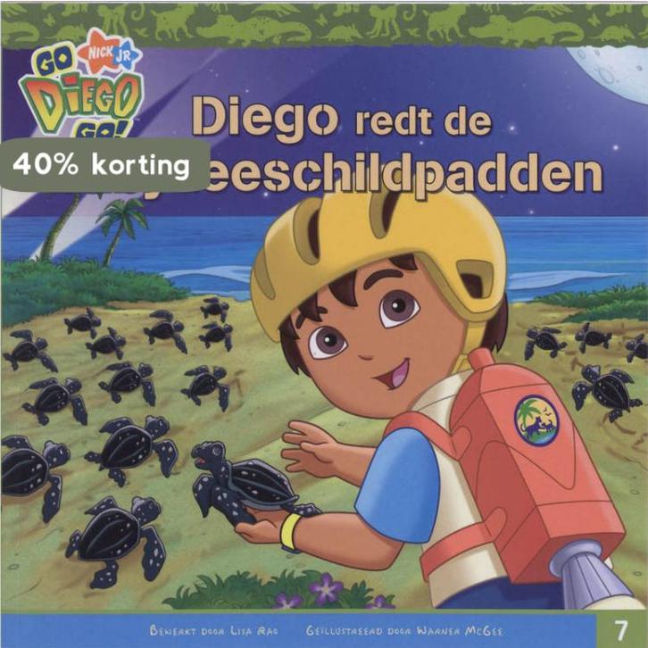 Diego / Diego redt de zeeschildpadden / Diego / 7, Boeken, Kinderboeken | Kleuters, Gelezen, Verzenden