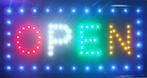 OPEN LED bord lamp verlichting lichtbak reclamebord #C16, Nieuw, Verzenden
