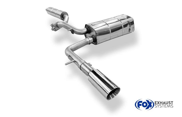 FOX Audi A2 - 1.4l 42l tank half systeem van cat - 1x90 type, Auto-onderdelen, Uitlaatsystemen, Nieuw, Verzenden