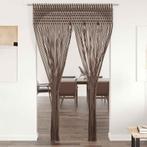 vidaXL Gordijn macramé 140x240 cm katoen taupe, Huis en Inrichting, Verzenden, Nieuw