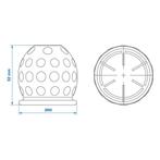 ProPlus Trekhaakdop - Golfbalvorm - Rood - Kunststof - Un..., Ophalen of Verzenden, Nieuw