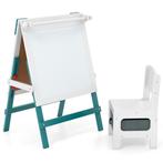 LIVSK 3-in-1 Kinderschildersezel met Stoel - Verstelbaar - M, Verzenden, Nieuw