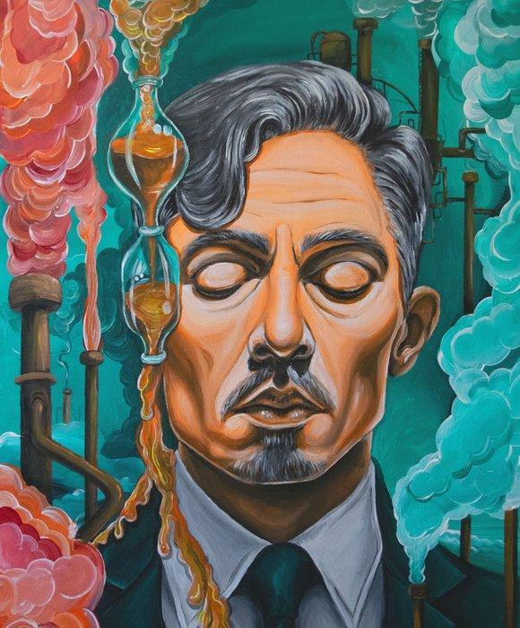 Déh - Progress, Antiek en Kunst, Kunst | Schilderijen | Modern