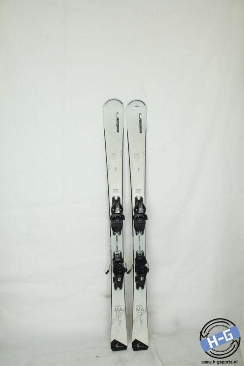 Refurbished - Ski - Elan White Magic - 146, Sport en Fitness, Skiën en Langlaufen, Skiën, 140 tot 160 cm, Gebruikt, Overige merken