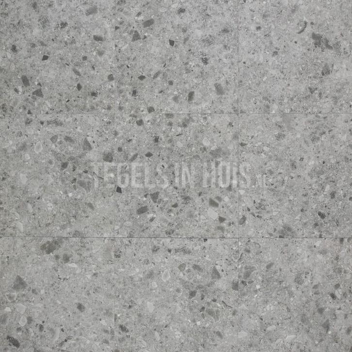 Vloertegel / wandtegel g-stone terrazzo licht grijs 90x90, Doe-het-zelf en Verbouw, Tegels, Vloertegels, Nieuw, 10 m² of meer