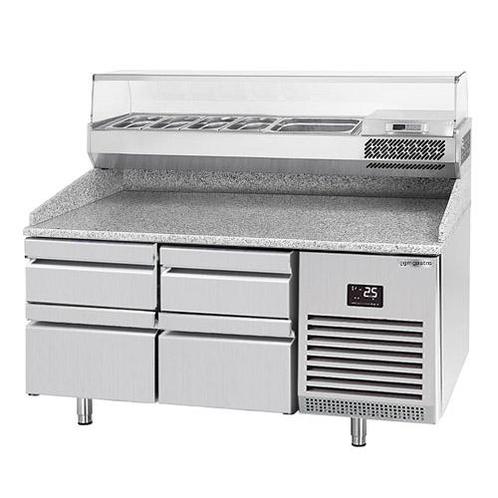 GGM Gastro | Pizza koelwerkbank Premium PLUS - 1490x700mm -, Zakelijke goederen, Horeca | Meubilair en Inrichting, Verzenden