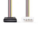 Molex naar S-ATA stroomkabel (Koper, 0.15 meter), Computers en Software, Pc- en Netwerkkabels, Verzenden, Nieuw