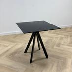 Design Pedrali Arki 4 tafel, (hxbxd) 72x69x69 cm, zwart, Ophalen of Verzenden, Gebruikt, Metaal