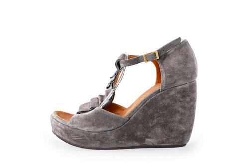 Chiechara Sleehakken in maat 40 Grijs | 10% extra korting, Kleding | Dames, Schoenen, Grijs, Zo goed als nieuw, Schoenen met hoge hakken