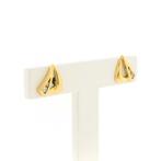 Gouden oorstekers met zirconia (oorbellen, geelgoud, dames), Sieraden, Tassen en Uiterlijk, Oorbellen, Gebruikt, Overige kleuren