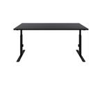 Verstelbaar bureau in hoogte - Zwart Bureaublad - Aanbieding, Huis en Inrichting, Bureaus, Verzenden, In hoogte verstelbaar, Nieuw