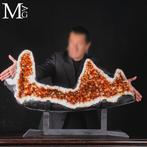 Citrienkwartsgeode - Speciale exemplaren - Prestigieuze