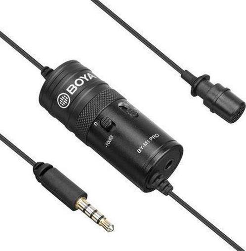 Boya Lavalier Microfoon BY-M1 Pro (Geluid & Microfoons), Muziek en Instrumenten, Microfoons, Nieuw, Verzenden