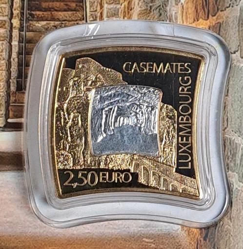 Luxemburg. 2 1/2 Euro 2021 Casemates du Bock Proof (Zonder, Postzegels en Munten, Munten | Europa | Euromunten