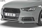 Voorspoiler Audi A4 B9 8W S-Line / S4 Glans Zwart, Nieuw, Ophalen of Verzenden