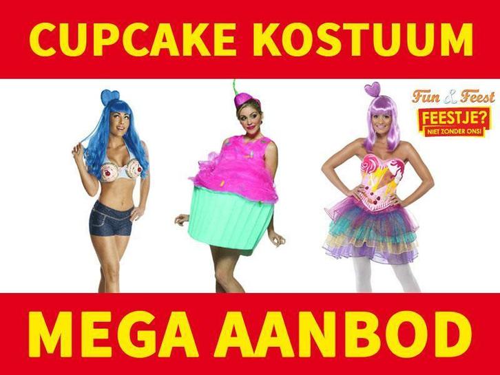 Cupcake kostuums- Mega aanbod cupcake kleding, Kleding | Dames, Carnavalskleding en Feestkleding, Kleding, Nieuw, Carnaval, Ophalen of Verzenden