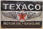 Texaco motor oil gasoline reclamebord, Verzamelen, Ophalen of Verzenden, Nieuw