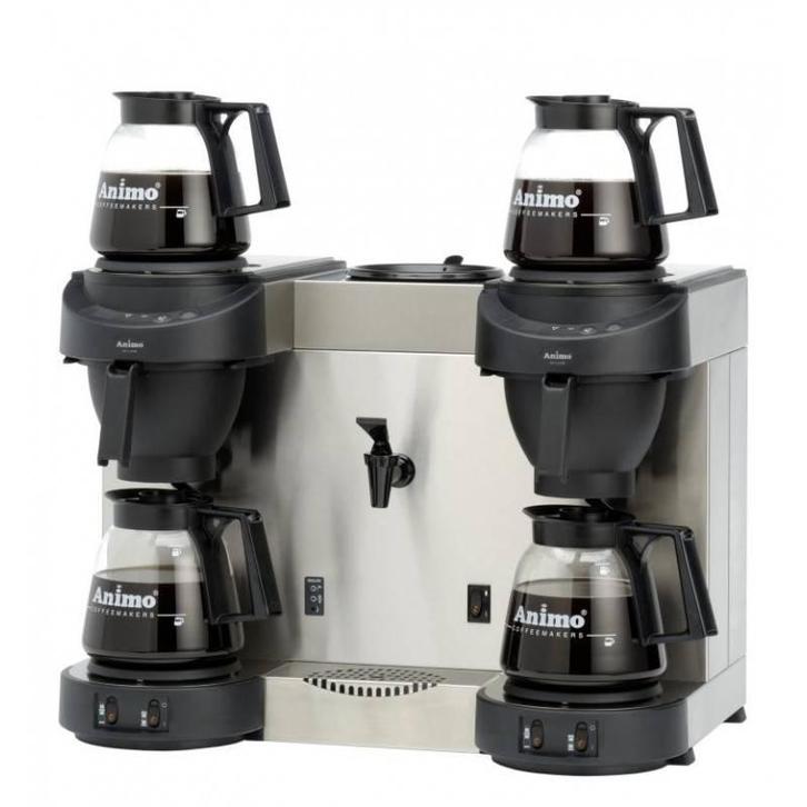 Animo Dubbele Koffieapparaat met Heetwaterdispencer, Zakelijke goederen, Horeca | Keukenapparatuur, Verzenden