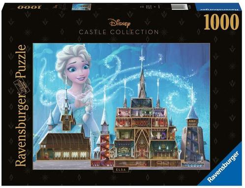 Disney Elsa Kasteel Puzzel (1000 stukjes) | Ravensburger -, Hobby en Vrije tijd, Denksport en Puzzels, Nieuw, Verzenden