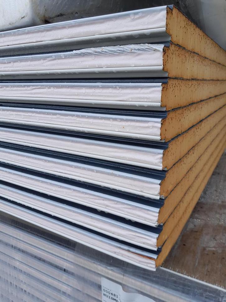 sandwichpanelen wit en antraciet 40mm op voorraad, Doe-het-zelf en Verbouw, Isolatie en Afdichting, 4 tot 8 cm, Nieuw, Overige materialen