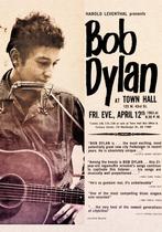 Posters - Poster Dylan, Bob - Town Hall, Zo goed als nieuw, Verzenden