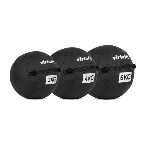 VirtuFit Wall Ball Pro Set - 2, 4, 6 kg, Sport en Fitness, Fitnessmaterialen, Verzenden
