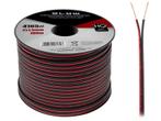 Luidsprekerkabel 2 x 1.50 mm zwart/rood op rol 100 meter, Audio, Tv en Foto, Ophalen of Verzenden, Nieuw