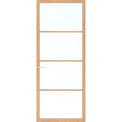 Skantrae binnendeur SSL 14804 83x201,5 (Stomp, Blankglas), Doe-het-zelf en Verbouw, Deuren en Horren, Nieuw, Glas, Hout, Binnendeur