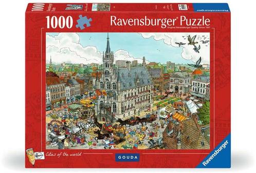 Fleroux - Gouda Puzzel (1000 stukjes) | Ravensburger -, Hobby en Vrije tijd, Denksport en Puzzels, Nieuw, Verzenden