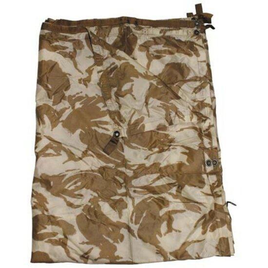 Britse leger Tarp / Basha, Desert DPM, bevestigingslussen..., Caravans en Kamperen, Kampeeraccessoires, Zo goed als nieuw, Ophalen of Verzenden