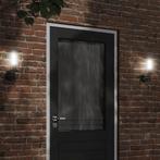 vidaXL Buitenwandlamp roestvrij staal zwart, Verzenden, Nieuw