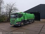 Vuilniswagen SCANIA, P 280 B 6X2*4 opbouw zijlader MacDon