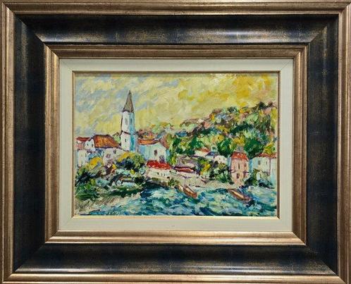 Lluís Domingo Abelló (1917) - NO RESERVE - Tarde en la costa, Antiek en Kunst, Kunst | Schilderijen | Klassiek