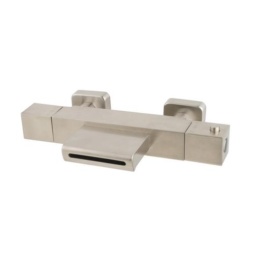 Badkraan Wiesbaden Rombo Waterval Thermostatisch Vierkant, Doe-het-zelf en Verbouw, Sanitair, Kraan, Nieuw, Ophalen of Verzenden