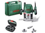 Bosch POF 1400 ACE bovenfrees incl. 6-delige frezenset in, Verzenden, Zo goed als nieuw