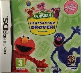 Sesamstraat Klaar voor de Start, Grover! (DS Games), Spelcomputers en Games, Games | Nintendo DS, Zo goed als nieuw, Ophalen of Verzenden