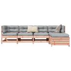 vidaXL 5-delige Loungeset massief douglas vurenhout, Verzenden, Nieuw, Loungeset